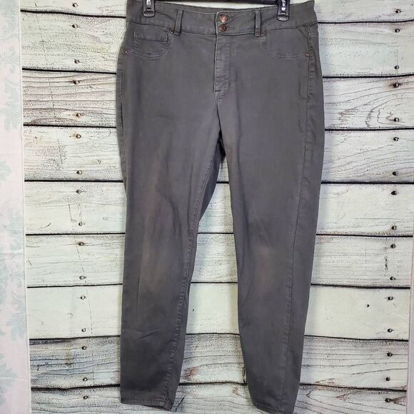 Maurices M Jeans Gray High Rise Skinny Pants Women’s Plus Size 16W REPREVE Eco S - Picture 1 of 6